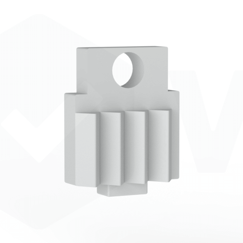 Seilklemmstück zum Spannen der Seile des Fliegengitter Plissees