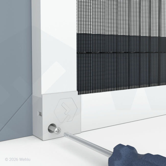 Rahmenmontage mit Schrauben – verschraubte Befestigung am Rahmenprofil